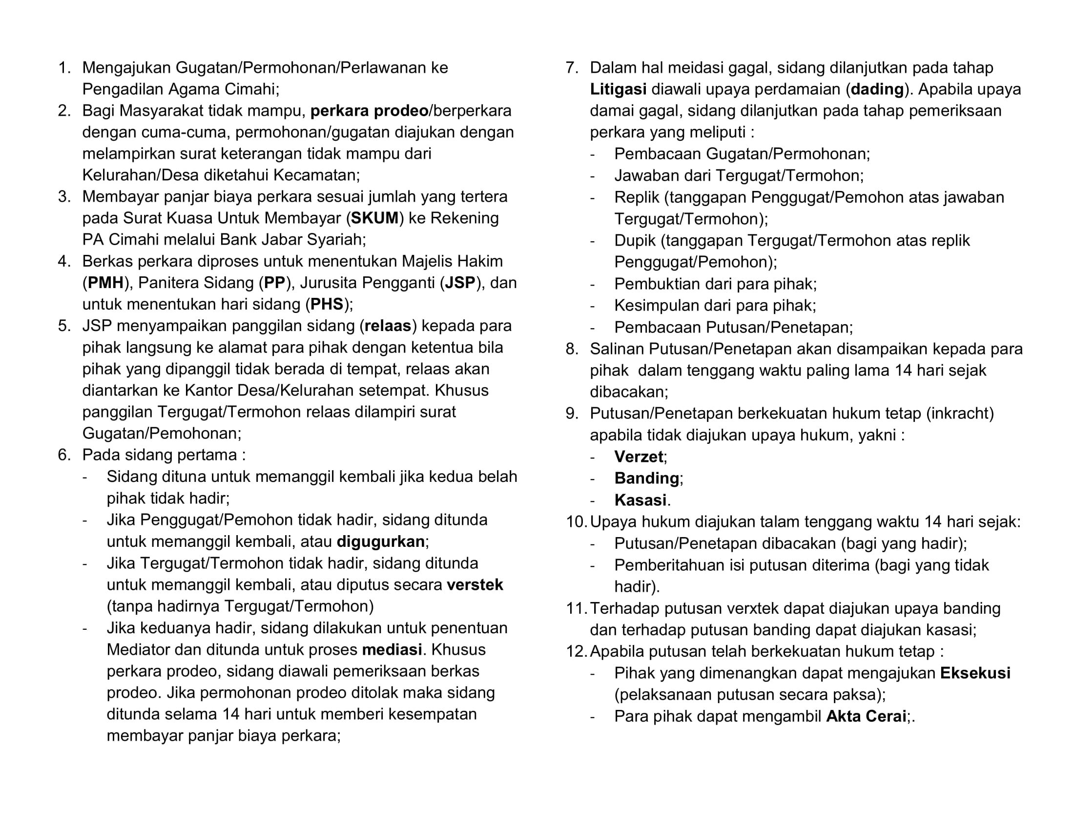 Prosedur berperkara 1